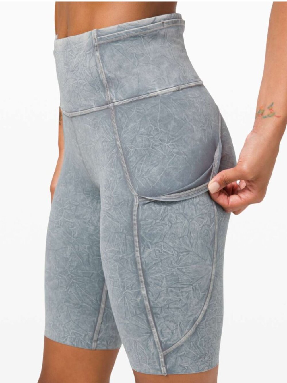 Lululemon Fast and Free Short 10" *Ice Dye - Size 8 - Picture 10 of 11